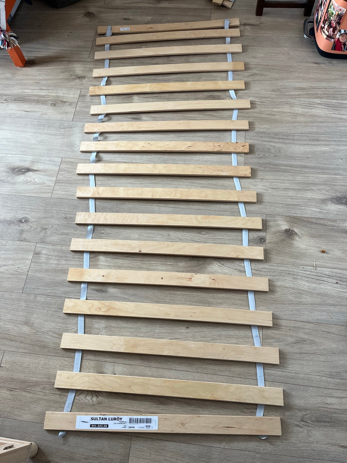 IKEA SULTAN LURÖY lattenbodem 70x200cm GRATIS, Ophalen, Gebruikt, 200 cm, Hout