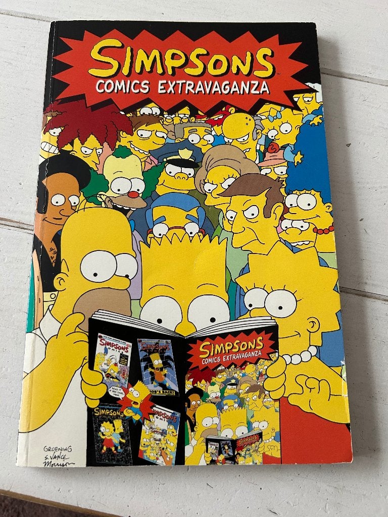 Comic Simpsons comics extravaganza 1991 first edition, Amerika, Ophalen of Verzenden, Bongo comics group, Gelezen