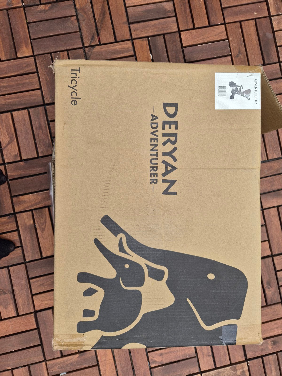 Deryan Adventurer 02 Tricycle - Nieuw in doos, Kinderen en Baby's, Ophalen of Verzenden, Nieuw, Overige merken