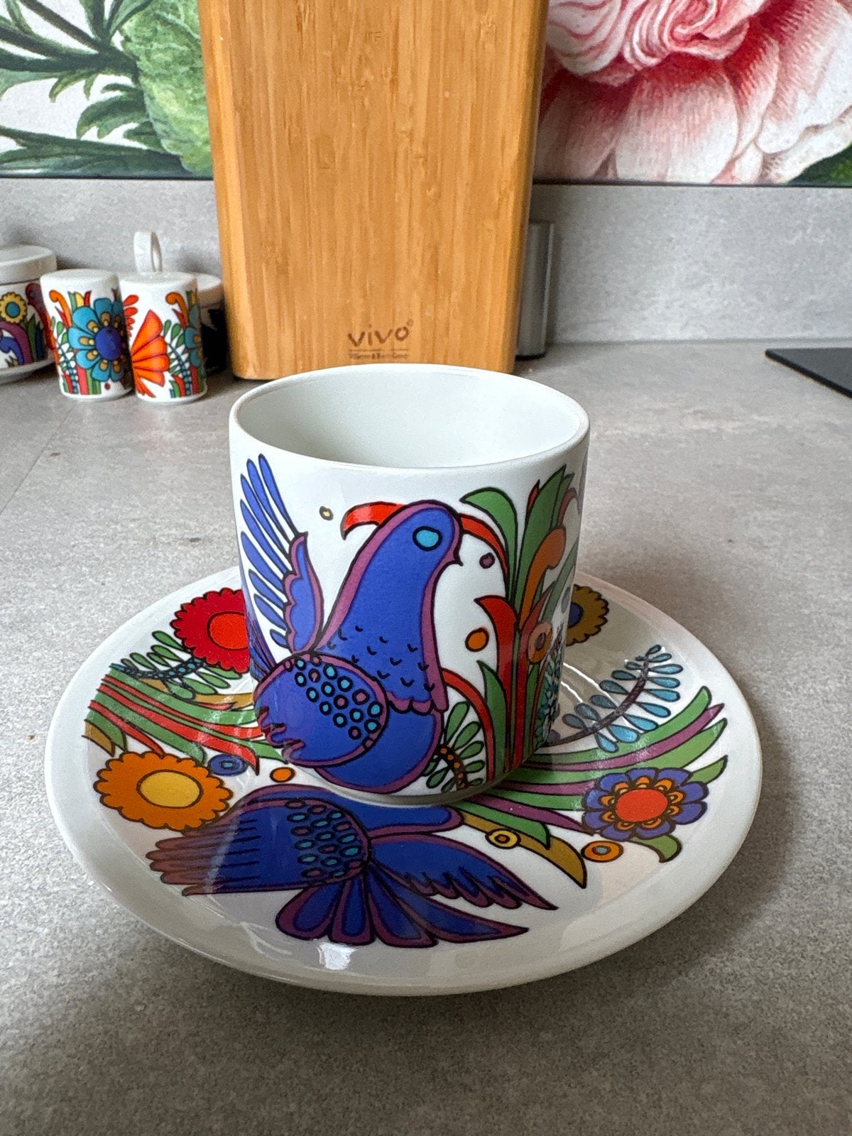 Villeroy & Boch Acapulco Kop en Schotel Servies (4 sets), Huis en Inrichting, Keuken | Servies, Ophalen, Gebruikt, Villeroy & Boch