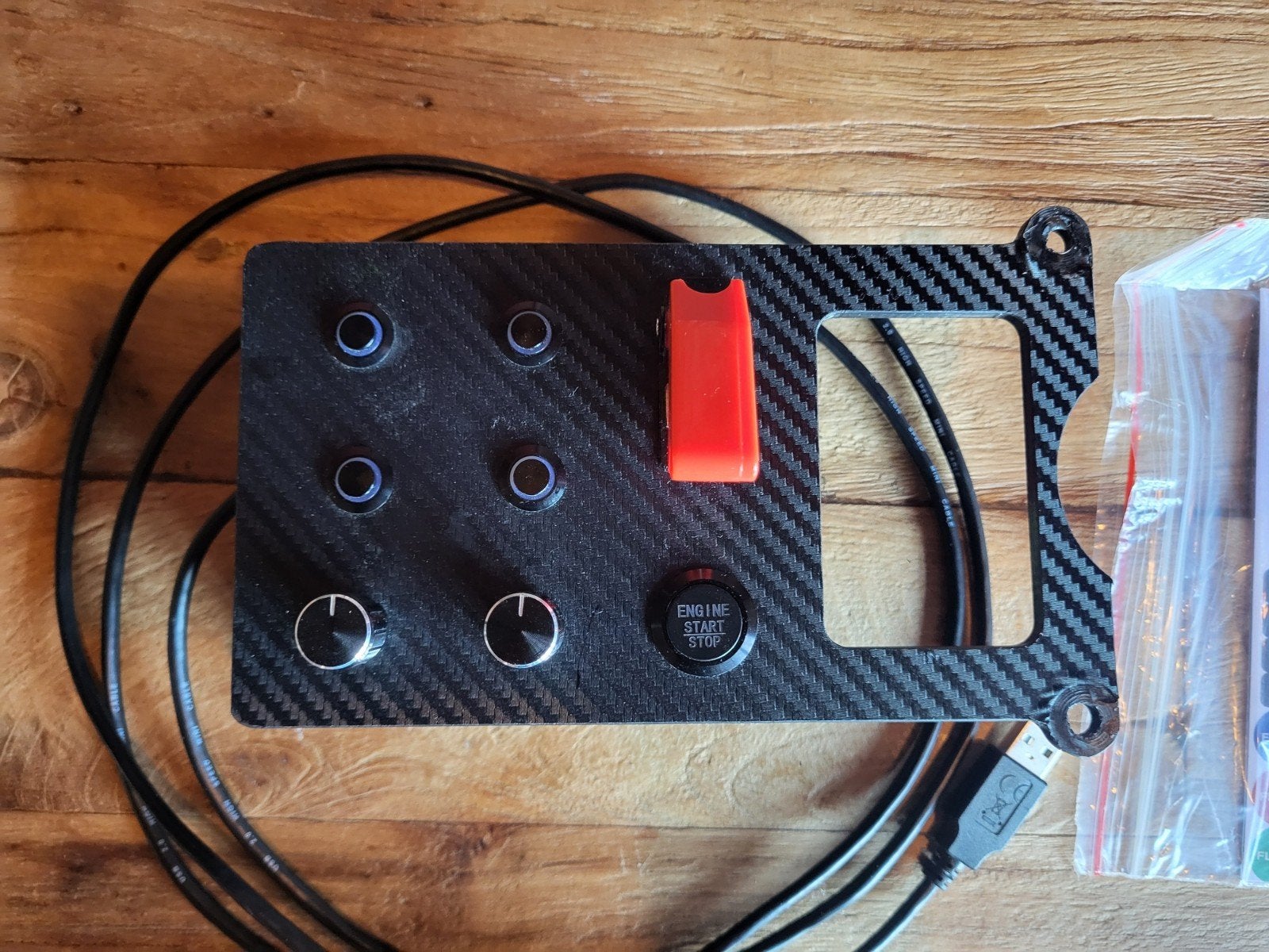 Box One racing GT-T2-F buttonbox + stickerset, Ophalen of Verzenden, Zo goed als nieuw, Fanatec, SimLab, GRID, Trak Racer, Simucube