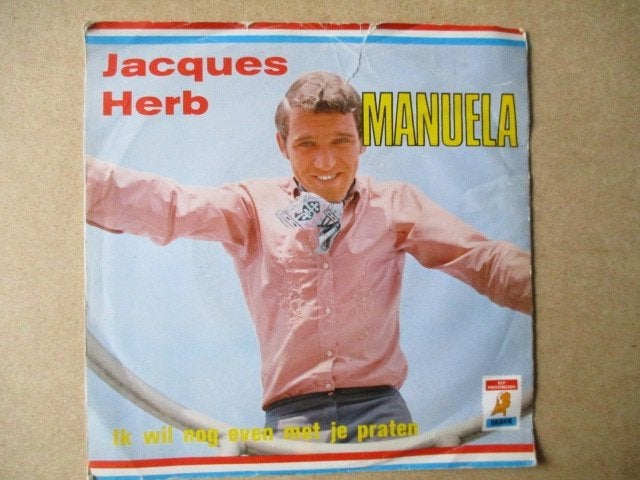 s0279 jacques herb - manuela, Cd's en Dvd's, Ophalen, Gebruikt, 7 inch, Overige genres