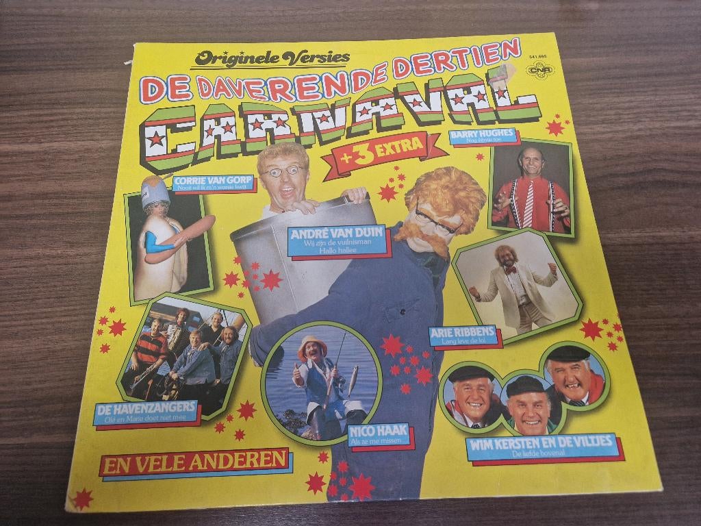 De Daverende Dertien Carnaval + 3 Extra, 1980 - 1989, Ophalen of Verzenden, Zo goed als nieuw, 12 inch