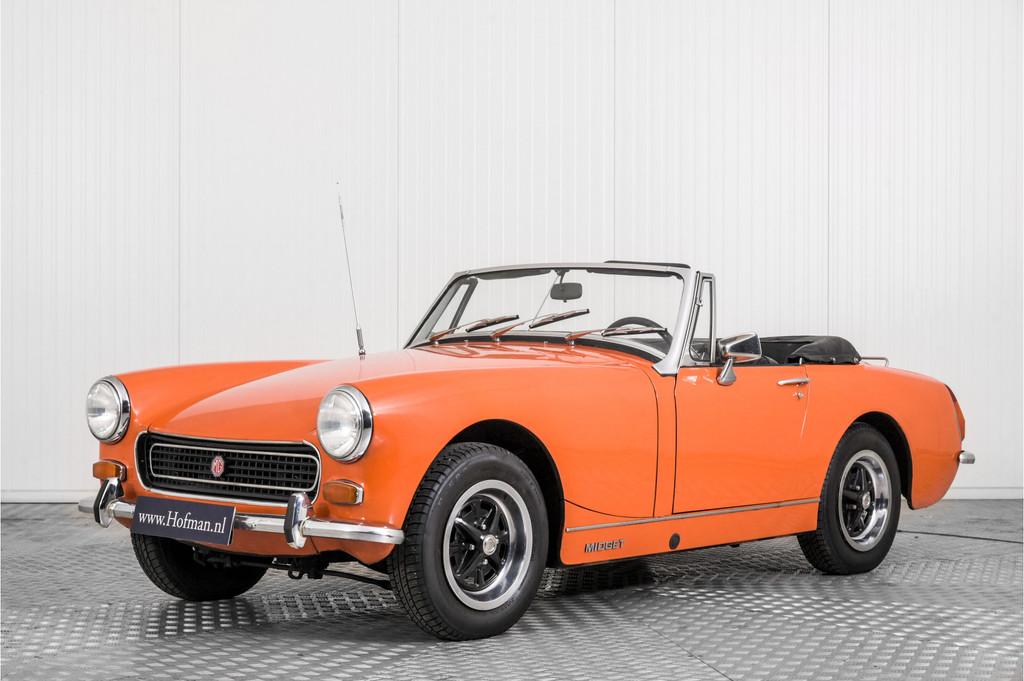 MG Midget MK III (bj 1974), Auto's, MG, Bedrijf, Te koop, Midget, Open dak, Benzine, Cabriolet, Handgeschakeld, Geïmporteerd, Overige kleuren