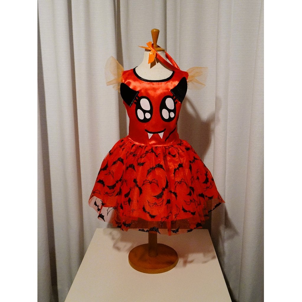 Nieuw ! Mooie Rode Halloween Duivelin Jurk + Diadeem Mt. 110, Kinderen en Baby's, Ophalen of Verzenden, Nieuw, 110 t/m 116, Meisje