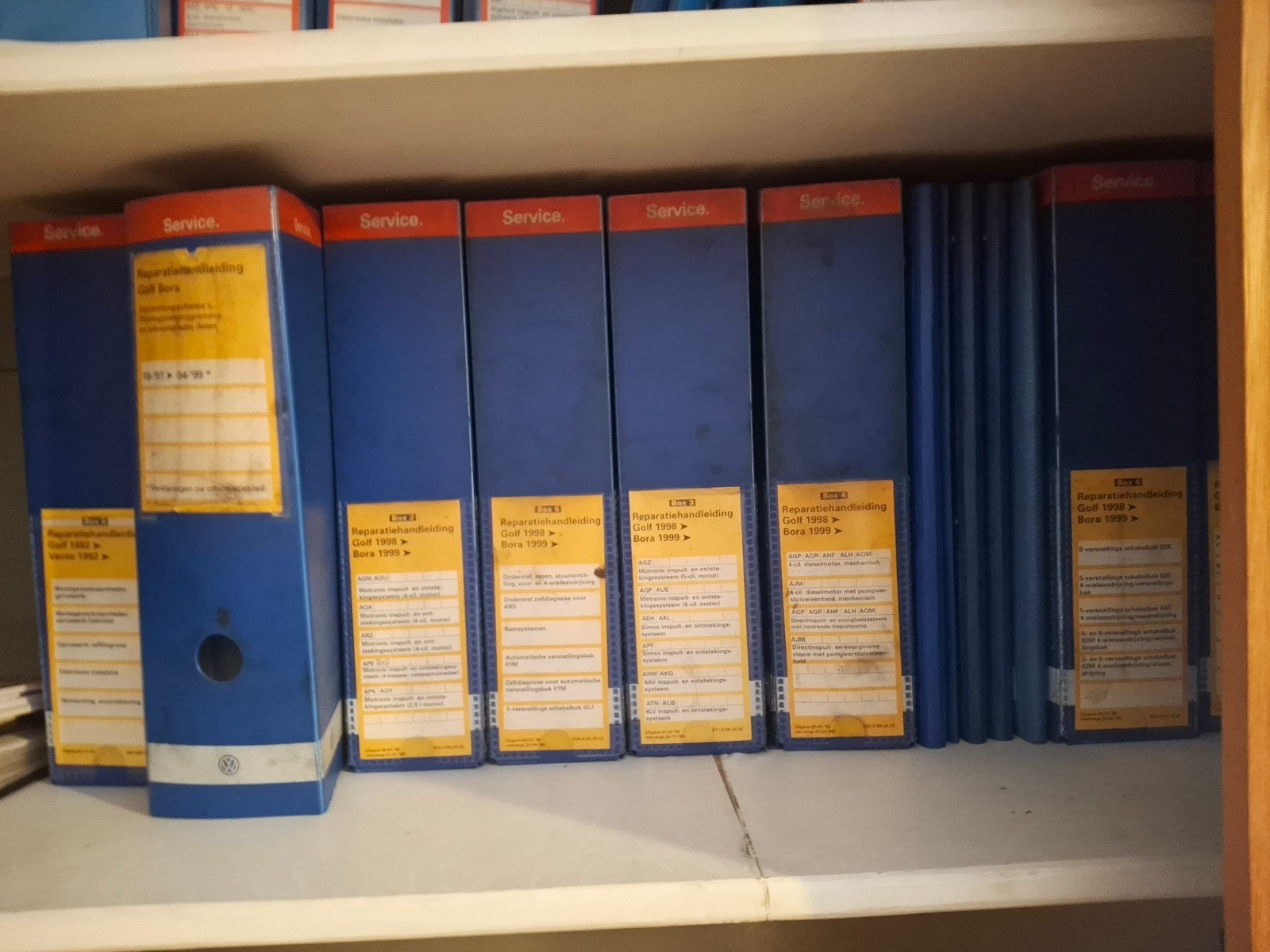 Uitgebreide collectie VW/Audi reparatiehandleidingen, Ophalen
