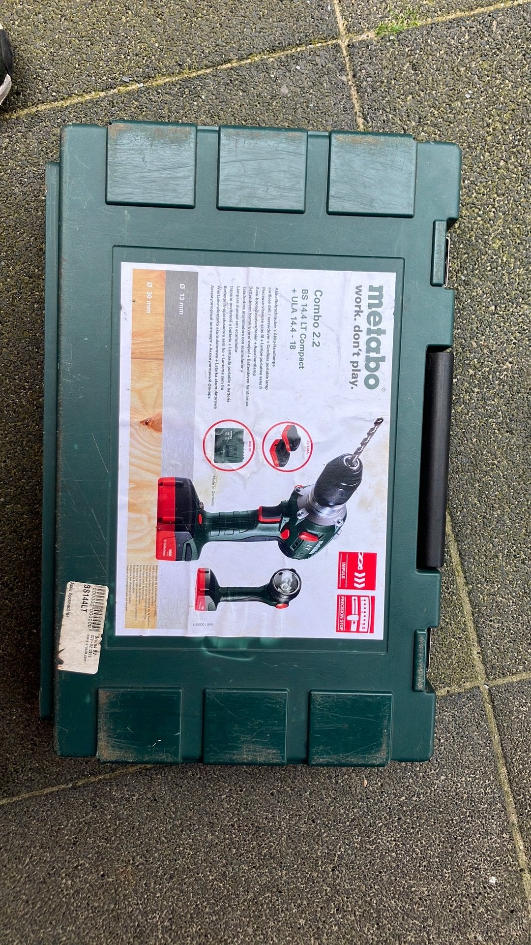 Metabo schroefmachine, Ophalen of Verzenden, Zo goed als nieuw, Minder dan 400 watt, Boor- en Schroefmachine