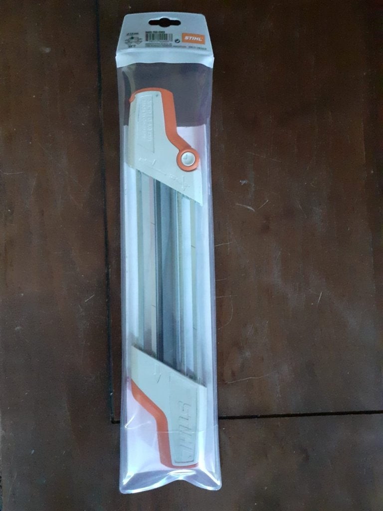stihl vijlhouder 2 in 1, Ophalen of Verzenden, Zo goed als nieuw, Overige soorten, Stihl