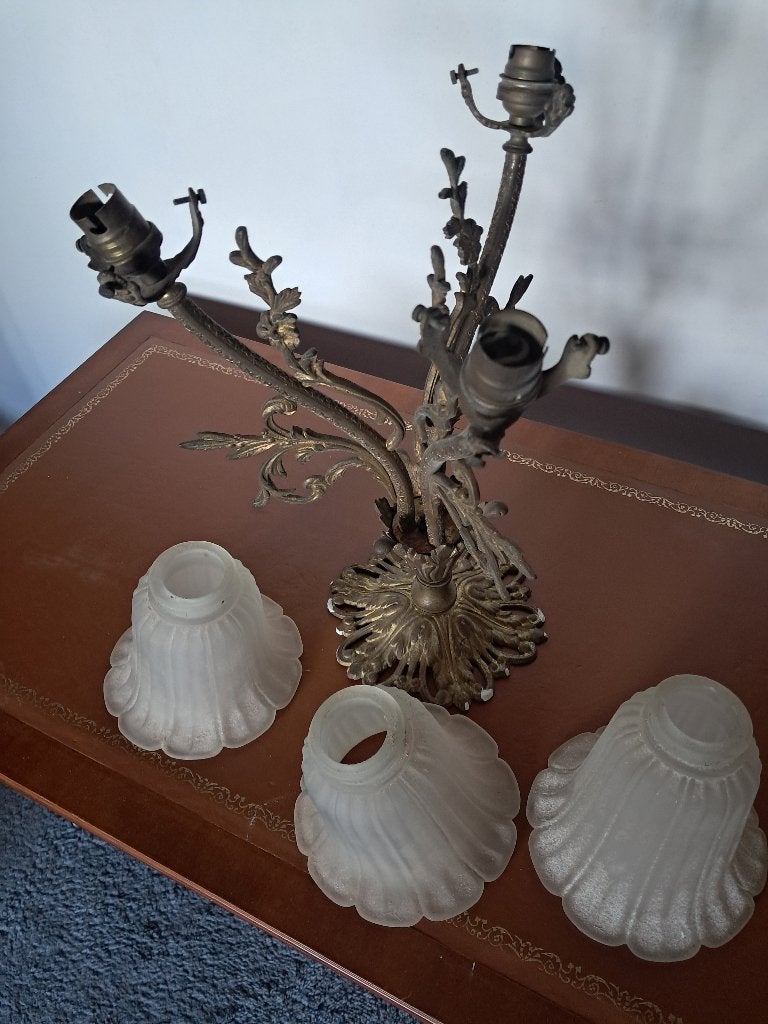 Antieke lamp voor plafond, Antiek en Kunst, Ophalen