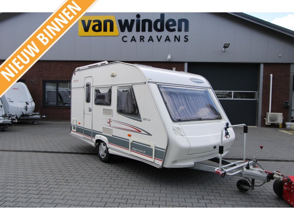 Beyerland Sprinter Sport 390 DV Voortent-Fietsendrager-, Caravans en Kamperen, Caravans, Bedrijf, 750 - 1000 kg, Beyerland, Ringverwarming