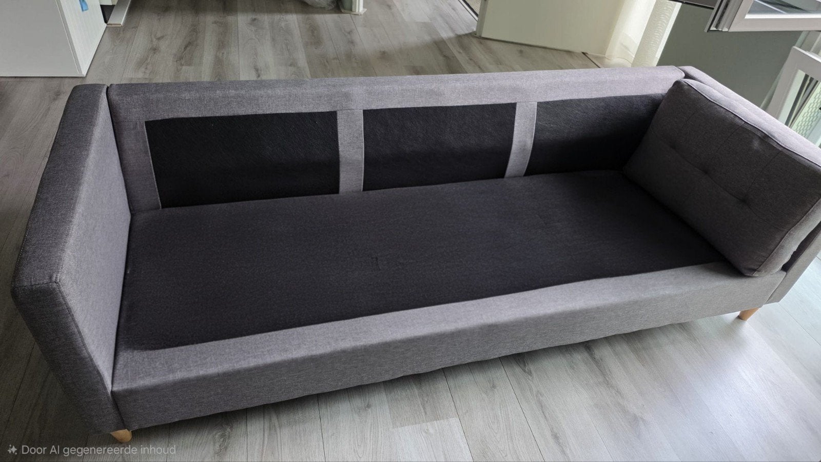 JYSK grijze tweezitsbank - nieuw, Ophalen, 150 tot 200 cm, Tweepersoons, 75 tot 100 cm