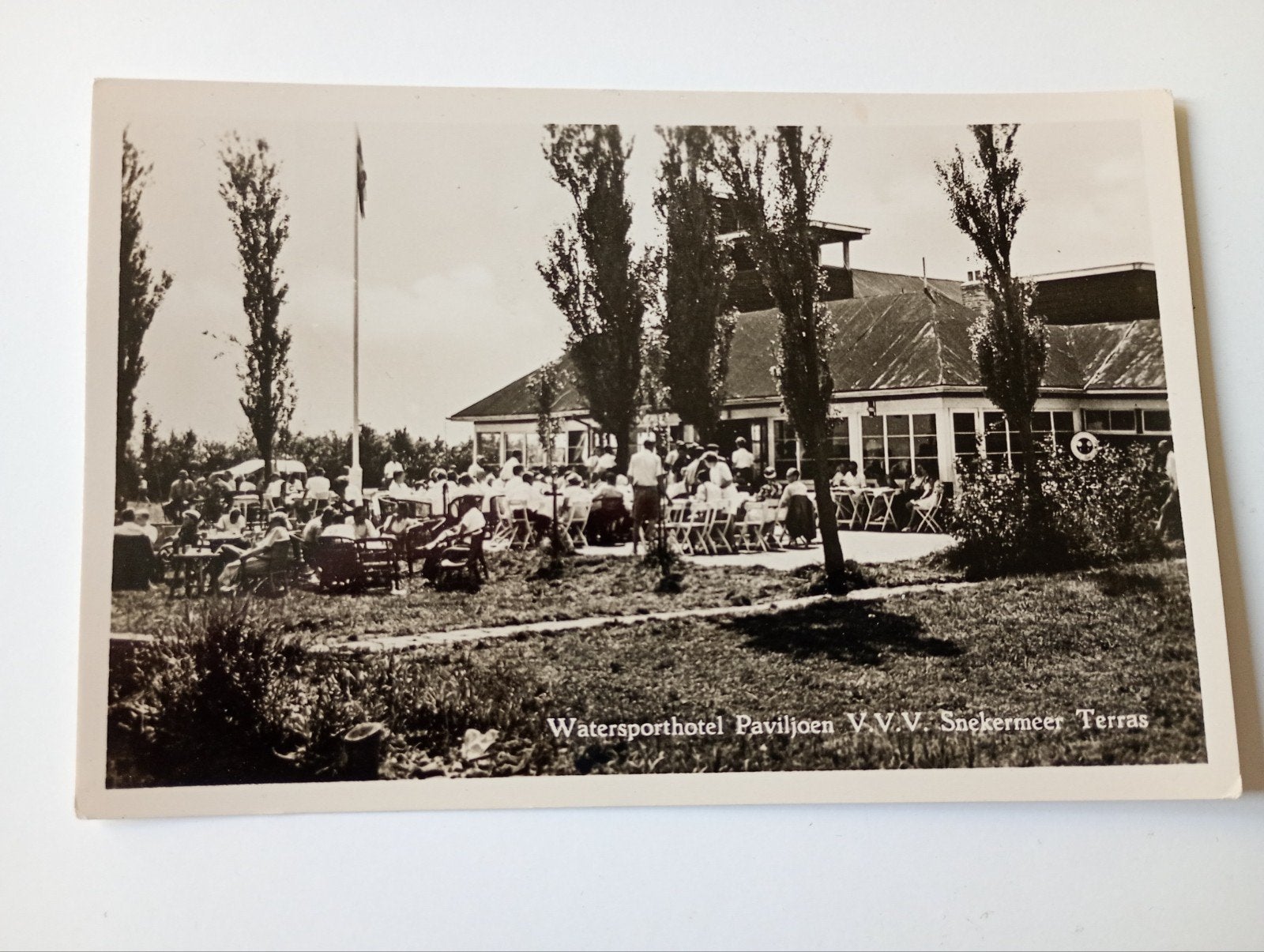Sneek Paviljoen Sneekermeer, Ophalen of Verzenden, 1940 tot 1960, Ongelopen, Friesland