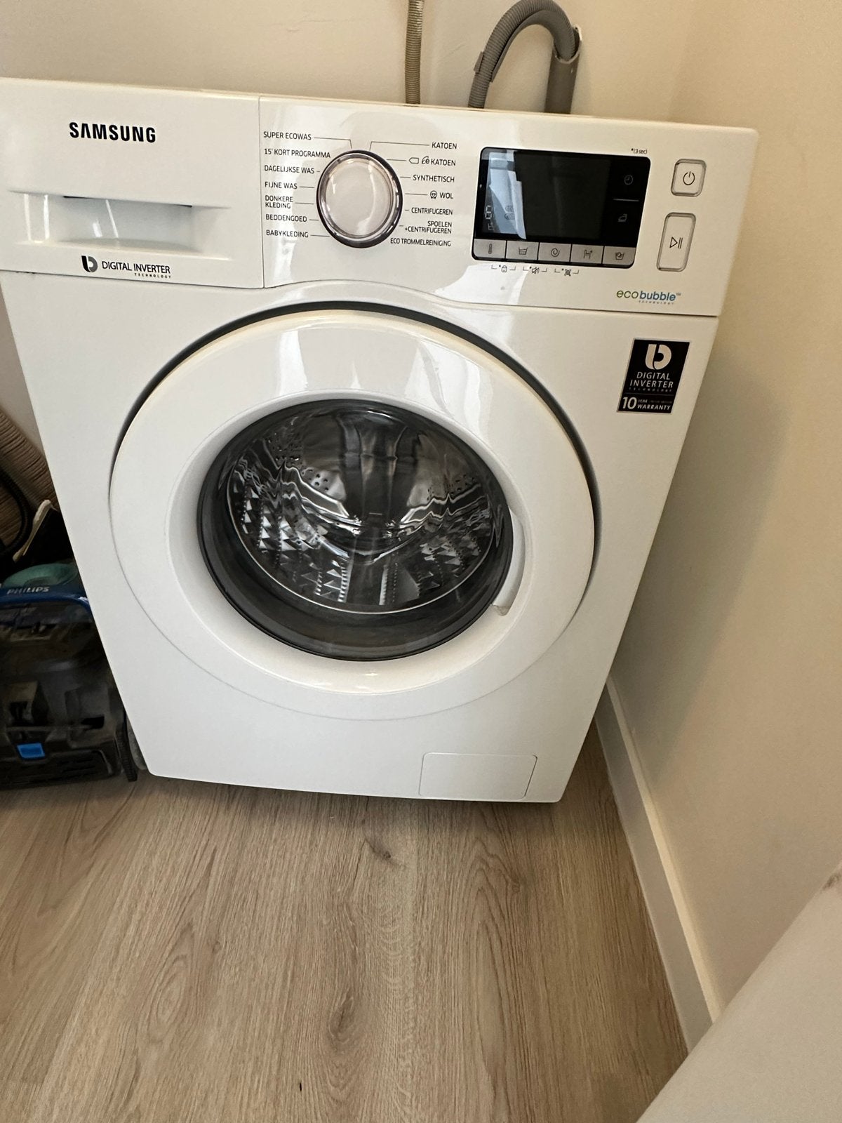 Samsung Wasmachine WW70J4486MW/EN - 7kg, EcoBubble, Witgoed en Apparatuur, Wasmachines, Ophalen, Gebruikt, Voorlader, Kort programma