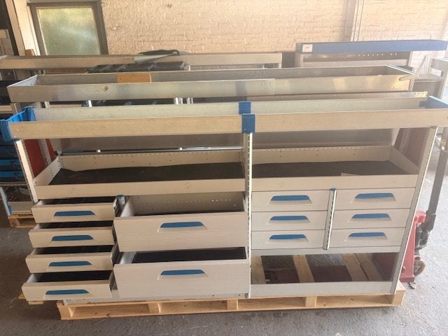 Sortimo (2589) L238 B38 H126 €1049, Ophalen, Gebruikt, Hank, Info@laaiin.nl
