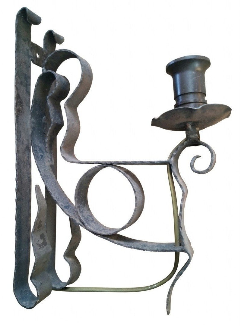 amsterdamse school smeedijzeren wandlamp winkelman adam, Antiek en Kunst, Ophalen of Verzenden
