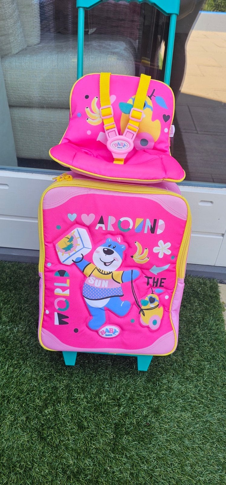 Baby Born Trolley Koffer met wieltjes klein vlekje, Ophalen of Verzenden, Zo goed als nieuw, Overige typen