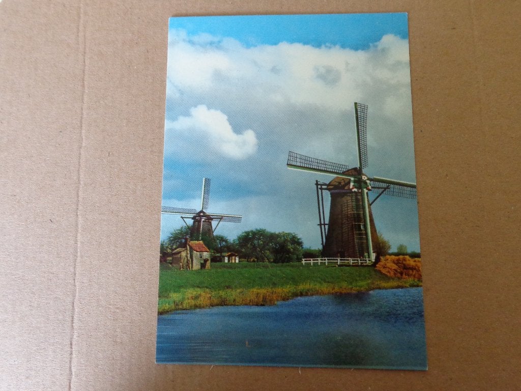 Molens Kinderdijk, Ophalen of Verzenden, 1960 tot 1980, Ongelopen, Zuid-Holland