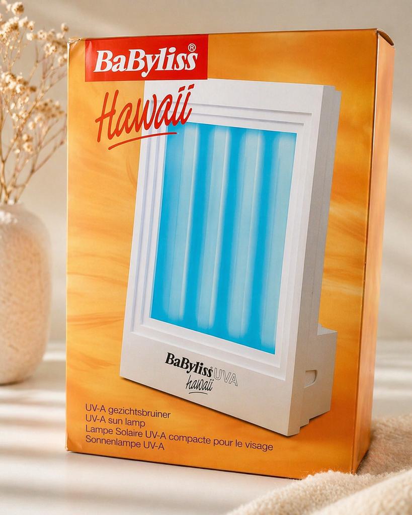 Nieuw BaByliss UVA Hawaii gezichtbruiner sun lamp nieuw doos, Ophalen of Verzenden, Nieuw, Gezichtsbruiner