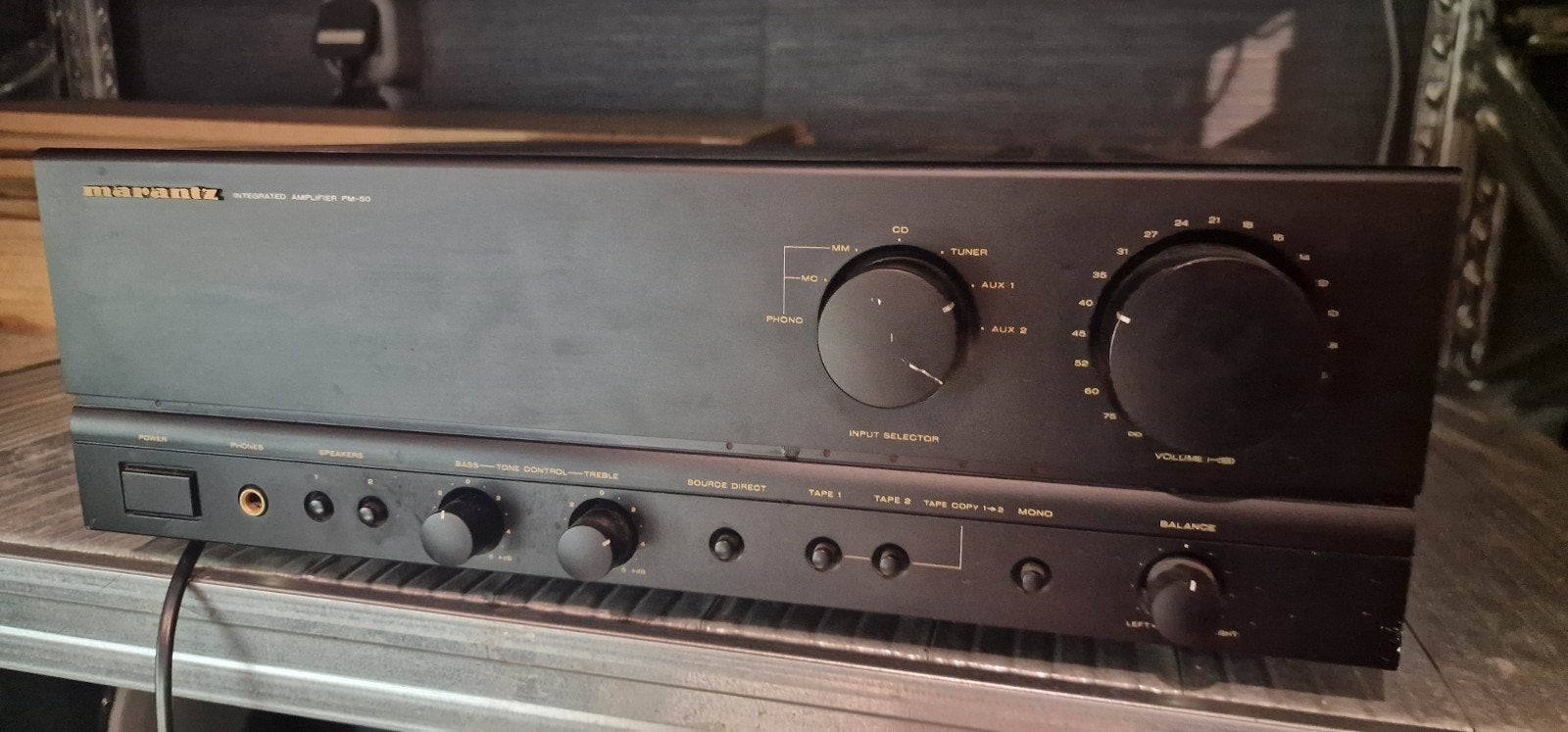 Marantz PM-50 Geïntegreerde Versterker - Top Kwaliteit, Gebruikt, 60 tot 120 watt, Stereo, Ophalen