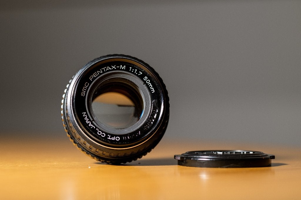 Pentax 50mm 1.7 handmatige portretlens in zeer goede staat, Gebruikt, Standaardlens, Pentax K-mount, 50 mm
