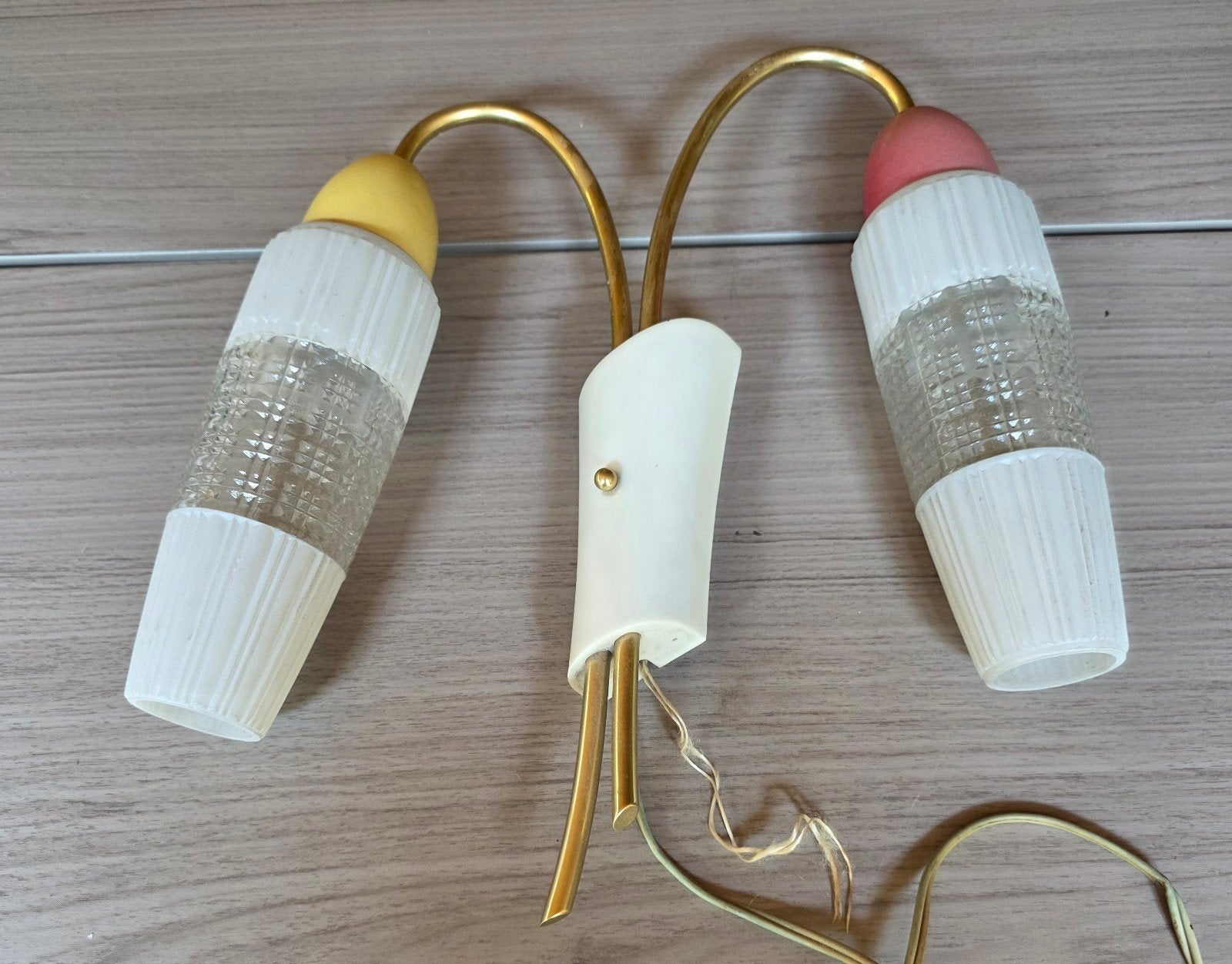 Vintage ERCO wandlamp met twee lichtpunten, Ophalen of Verzenden, Huis en Inrichting