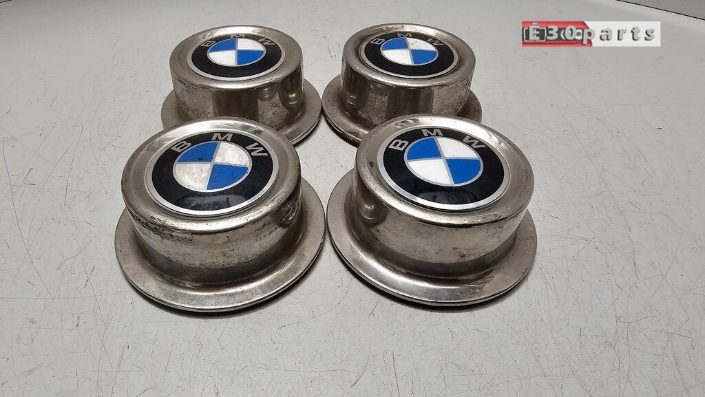 Naafkap set chrome  voor stalen velgen BMW  3 serieE21 E30 3, Gebruikt, -, -, Ophalen of Verzenden