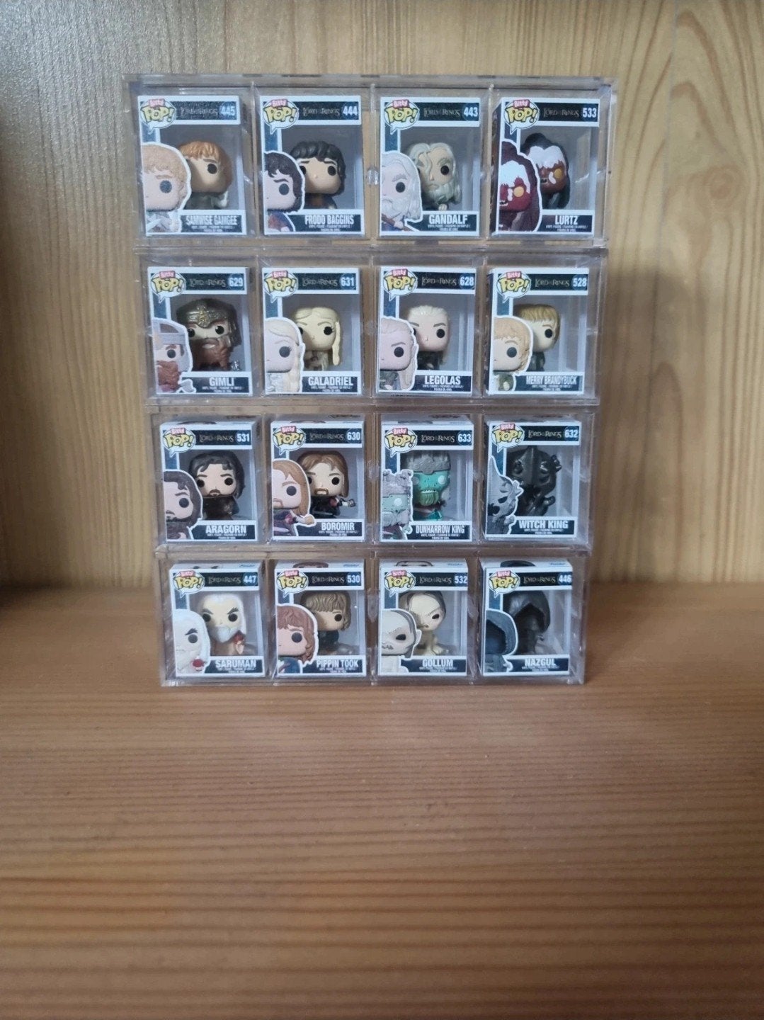funko bitty pop compleet serie lord of the rings lotr, Ophalen of Verzenden, Zo goed als nieuw