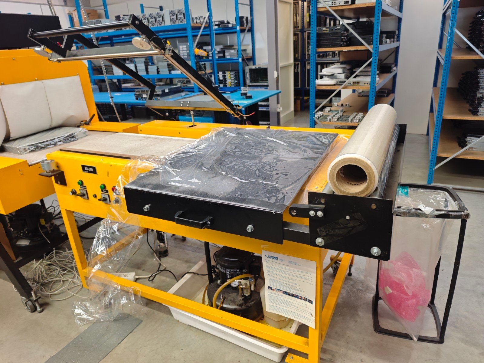 Hoeksealer AVC500+compressor, Ophalen