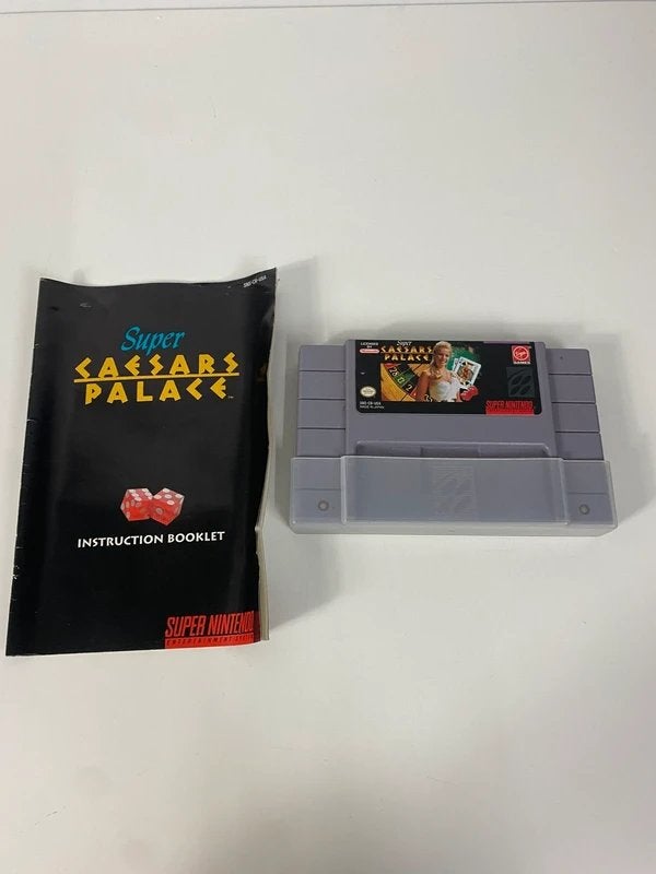 Super Caesars Palace – Super Nintendo, Spelcomputers en Games, Puzzel en Educatief, Gebruikt, 1 speler, Ophalen of Verzenden