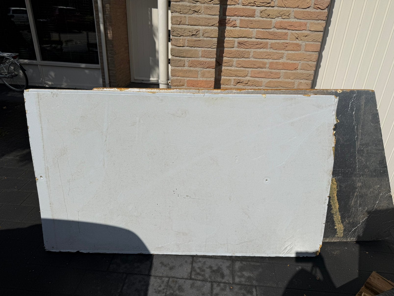 Pir platen dubbelzijdig aluminium, Ophalen, 4 tot 8 cm, Gebruikt, 5 tot 10 m²