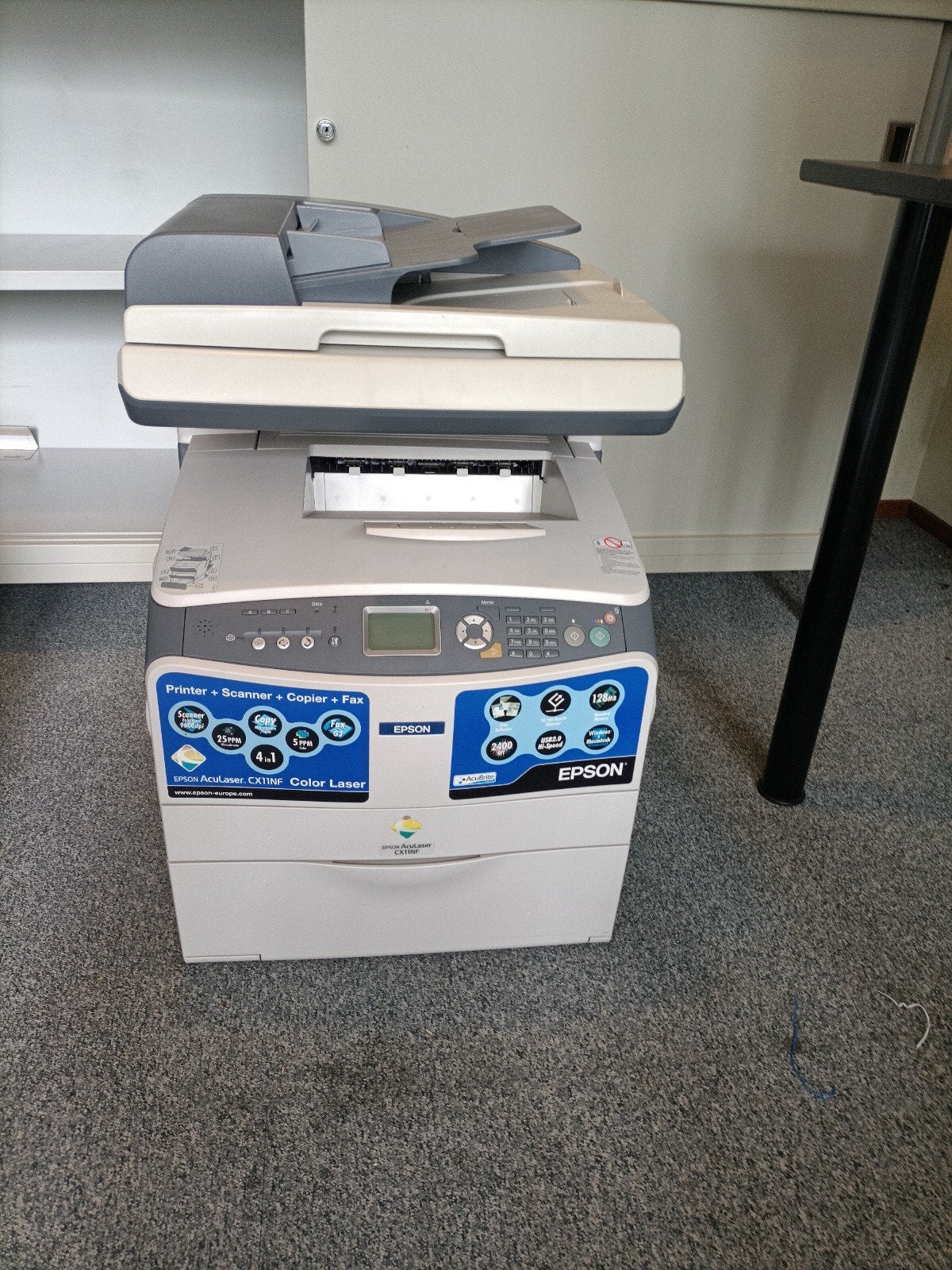 Epson AcuLaser CX11NF All-in-One Kleuren Laserprinter, Gebruikt, Epson, All-in-one, Draadloos