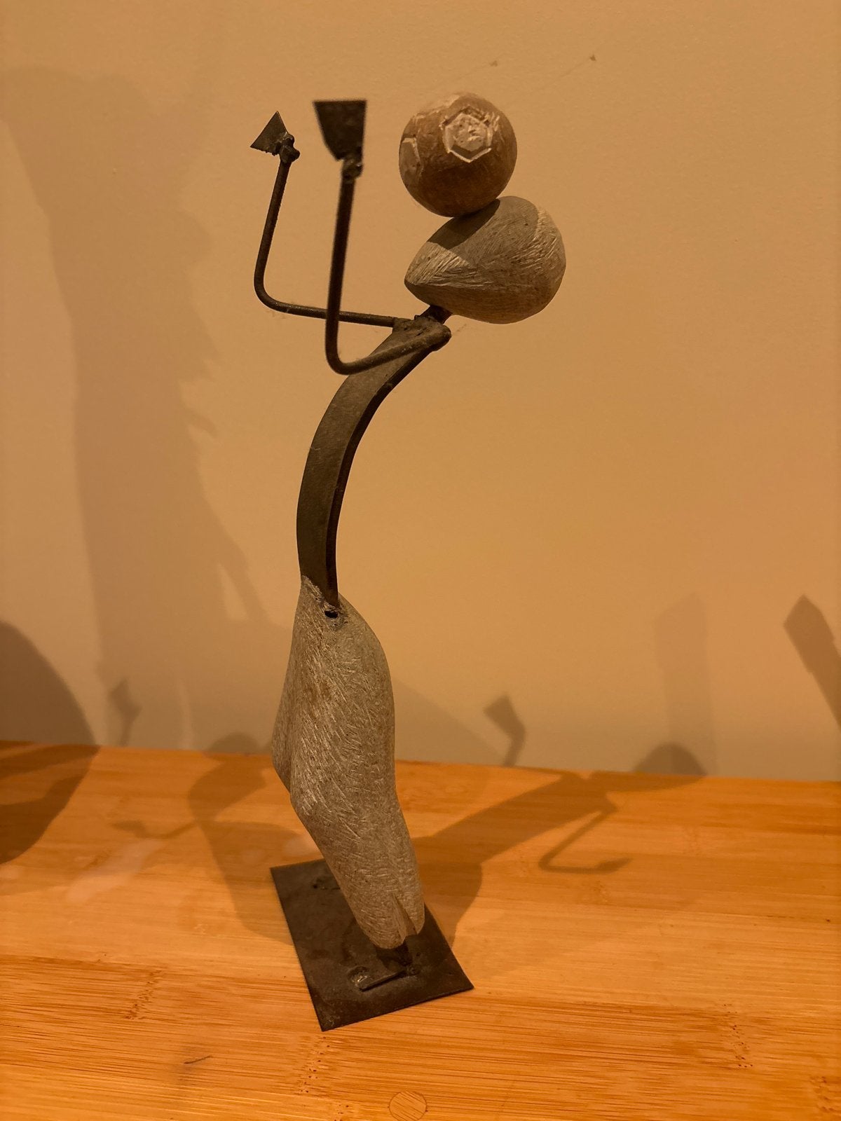 Handgemaakte Shona sculptuur, Antiek en Kunst, Overige onderwerpen, Ophalen of Verzenden, Handgemaakt, 20 - 50 cm