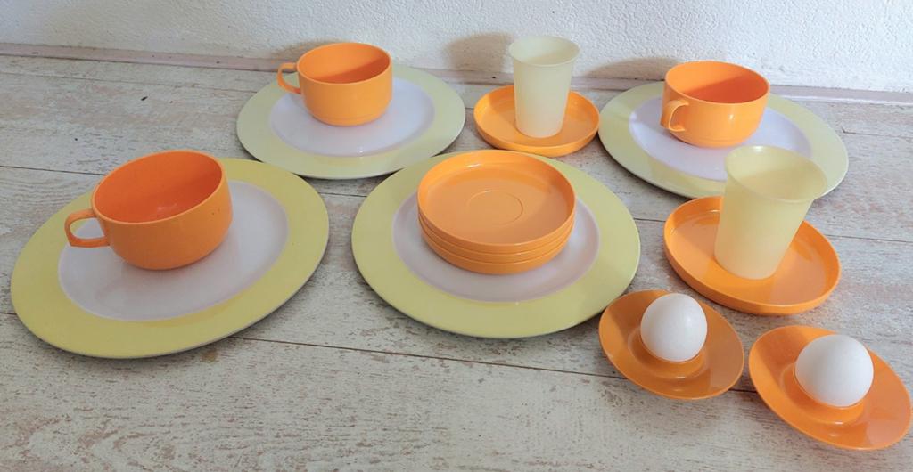 ​☀️ Vintage Retro  Servies – Mepal & Tupperware, Ophalen of Verzenden