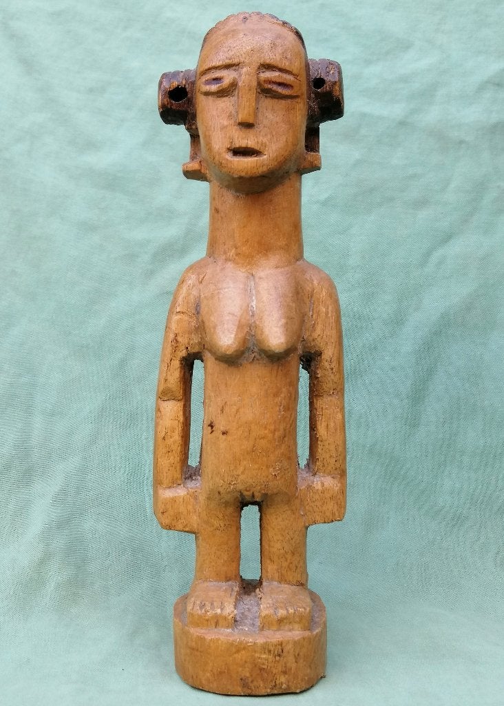 Houten pop Afrika Ewe Togo vrouwtje Venovi, Antiek en Kunst, Hout, Afrika, Ophalen of Verzenden, Handgemaakt