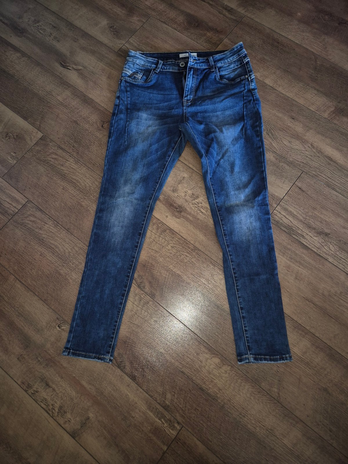 Jewelly spijkerbroek mt 38 nieuw stretch, Blauw, Nieuw, W30 - W32 (confectie 38/40), Jewelly