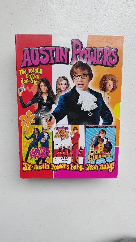Austin Powers The Totally Groovy Collection DVD box, Alle leeftijden, Ophalen of Verzenden, Zo goed als nieuw, Actiekomedie