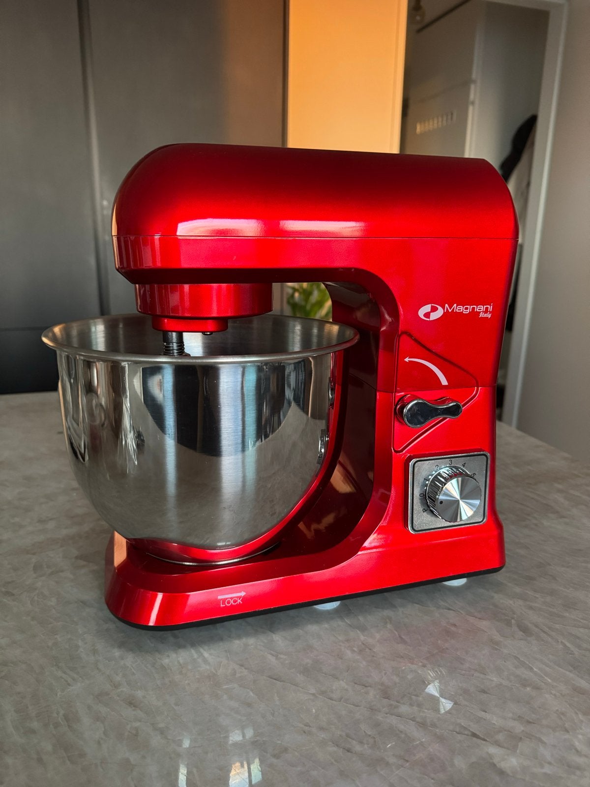 Magnani keukenmachine Pro - 5L - 1000W, Witgoed en Apparatuur, 4 liter of meer, 3 snelheden of meer, Ophalen of Verzenden, Zo goed als nieuw