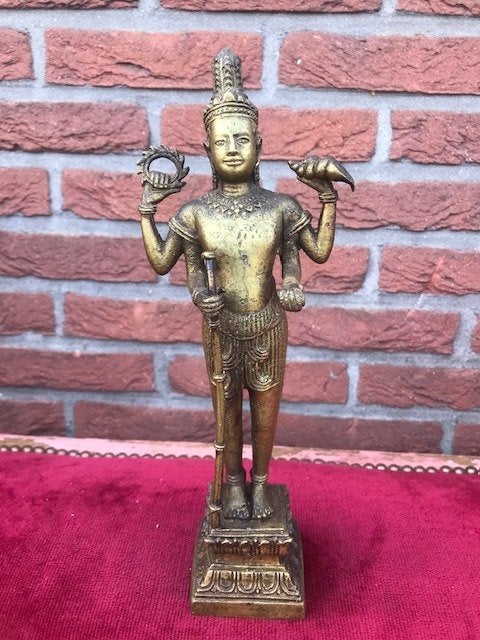 bronzen Avalokiteshvara, Tibet/Nepal, Ophalen of Verzenden, Brons