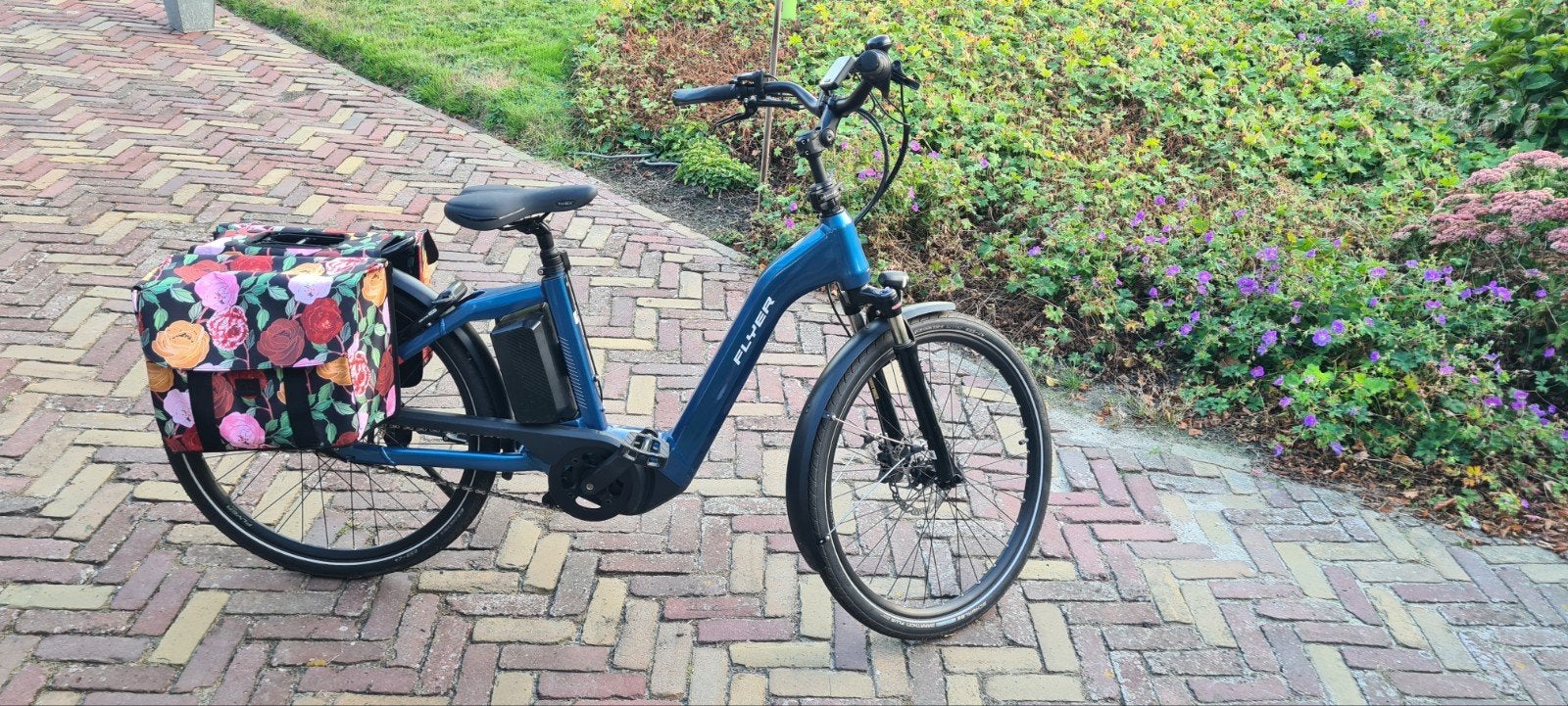Elektrische fiets Flyer Gotour 4 met hoog/laag zadelpen, Fietsen en Brommers, Elektrische fietsen, Gebruikt, Minder dan 47 cm