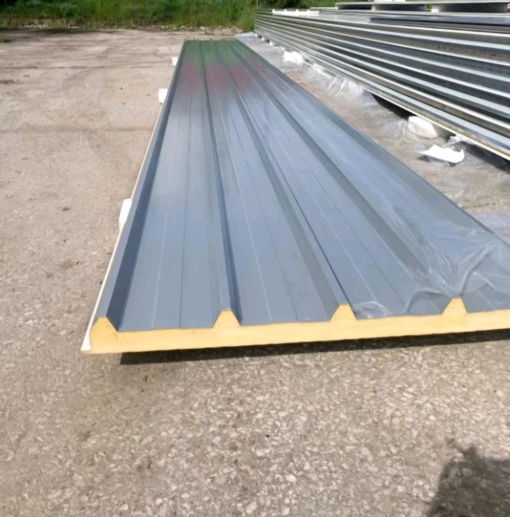 hoogwaardige dak sandwichpanelen 40 mm – antraciet RAL 7016, Ophalen of Verzenden, Nieuw, Overige materialen, 20 tot 50 mm