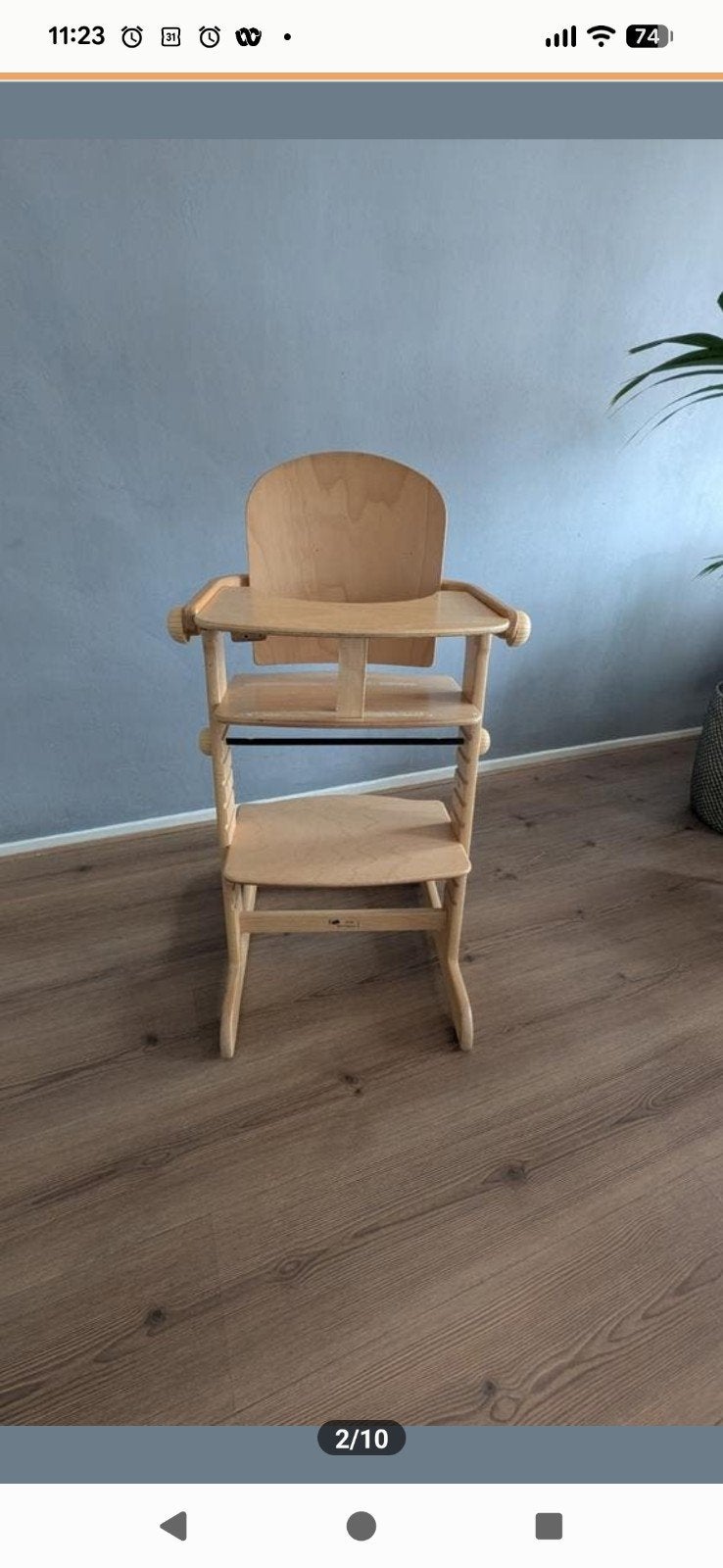 Kinder meegroeistoel Geuther, Ophalen, Gebruikt, Meegroeistoel