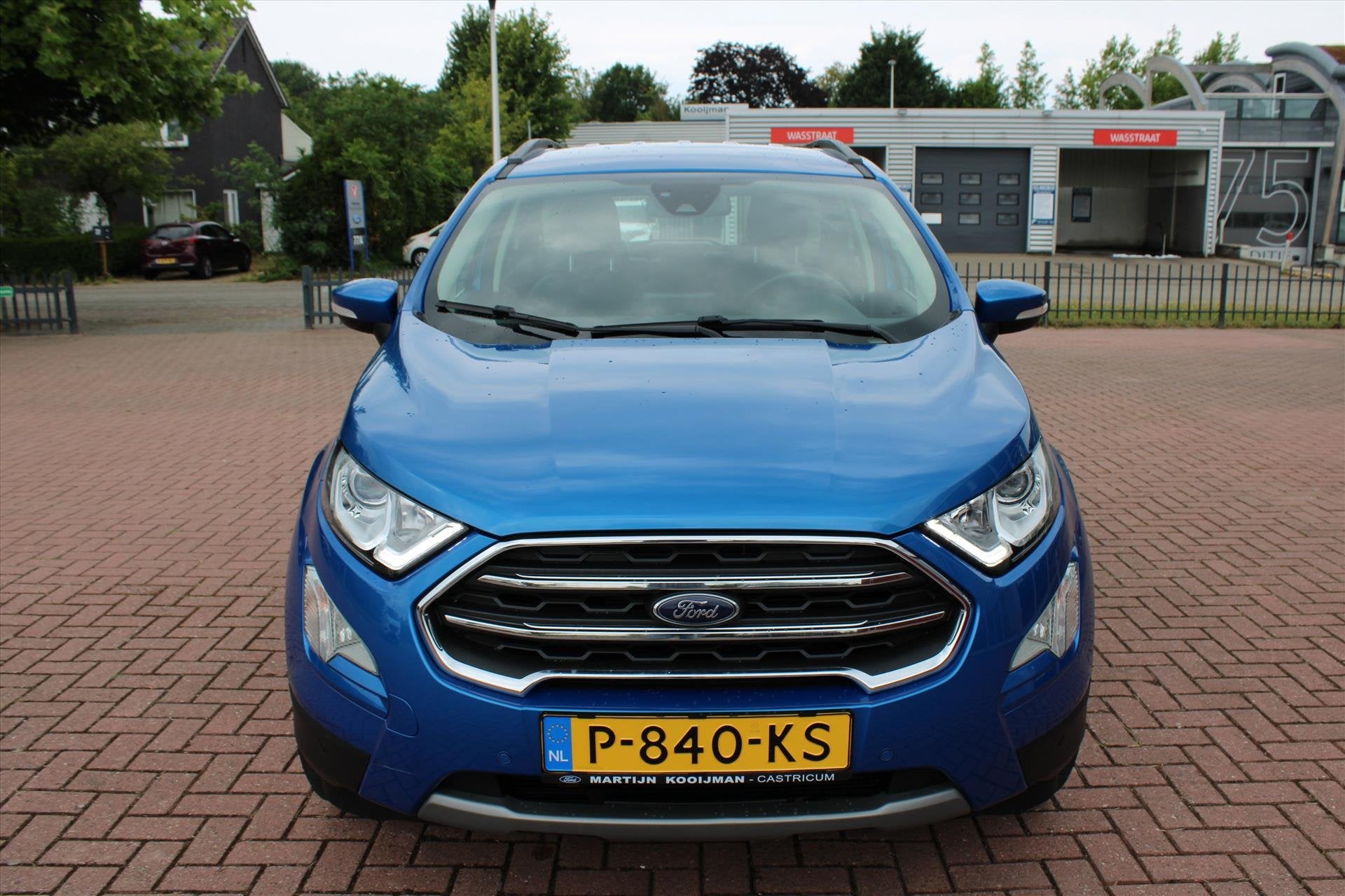 Ford Ecosport 1.0 EcoBoost 125pk Titanium, Winterpack, Keyle, Auto's, 125 pk, Gebruikt, Ecosport, Blauw