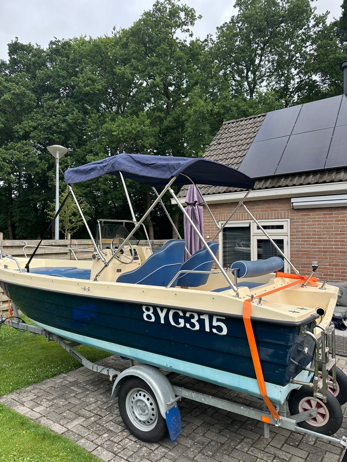 Mooie console boot, Ophalen, Zo goed als nieuw, Trailer