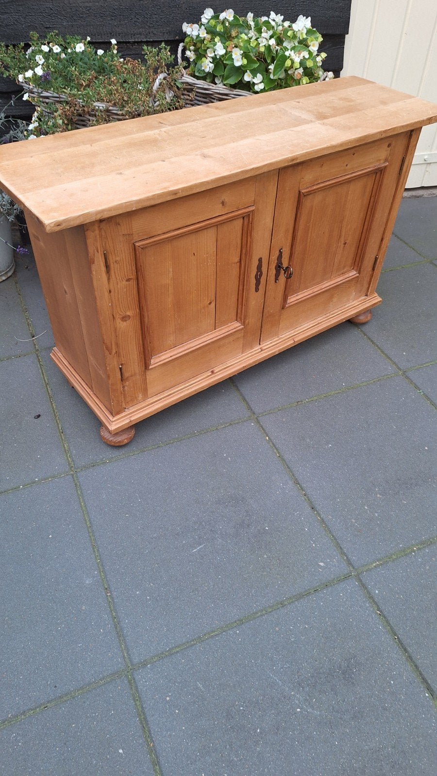 oude grenen kast - Authentiek en sfeervol, Huis en Inrichting, Ophalen, Gebruikt, 50 tot 100 cm, Grenenhout