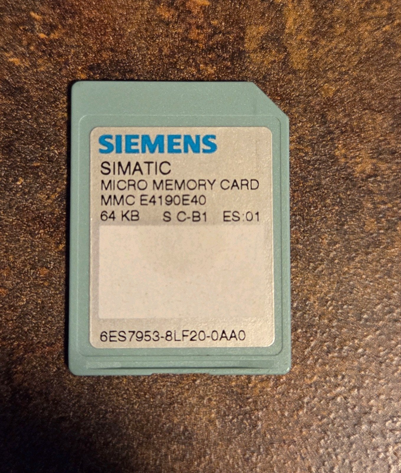 Siemens SIMATIC Micro Memory Card 64KB, Gebruikt, Overige typen, Siemens, Minder dan 2 GB
