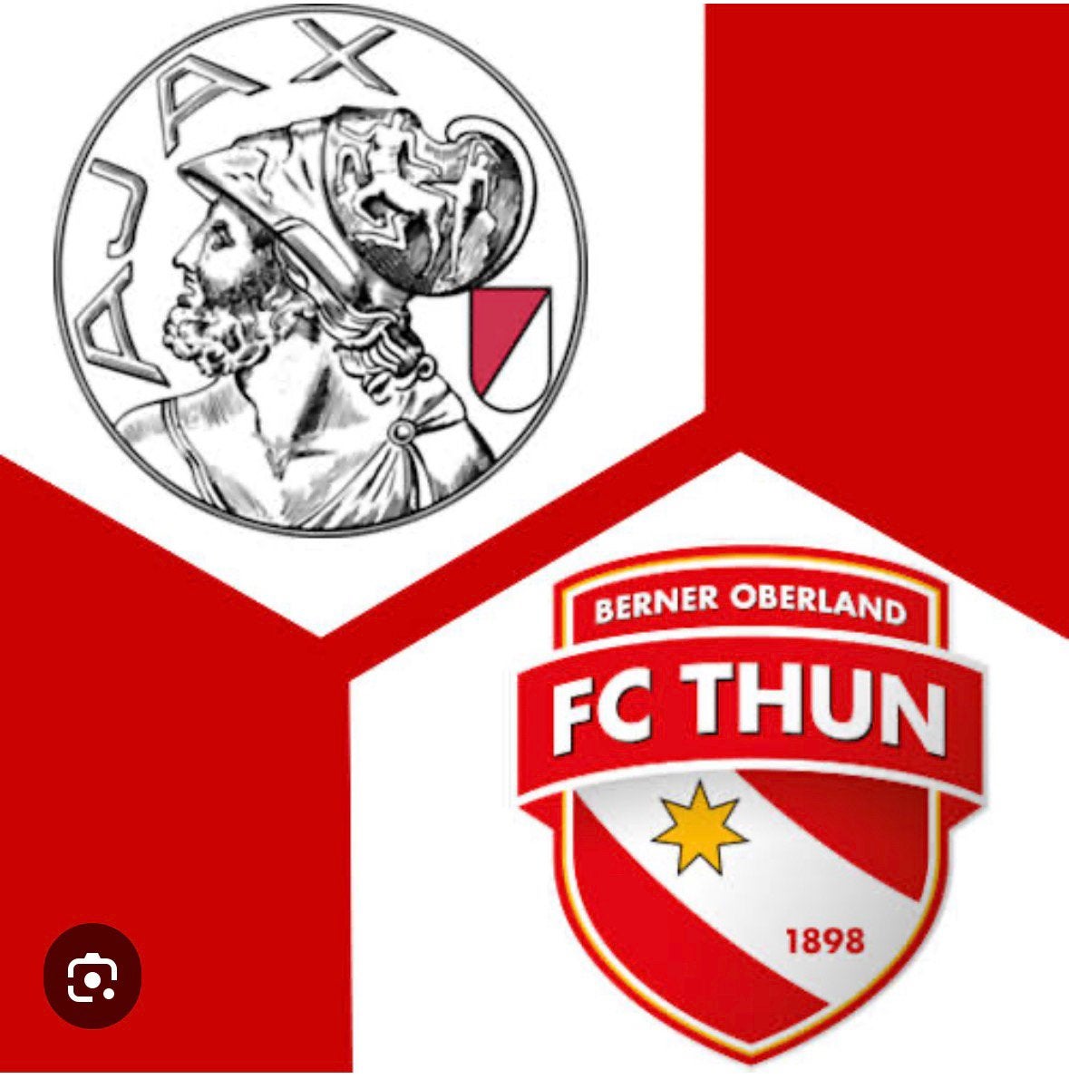 Ajax-  fc thun 2 x f side, Tickets en Kaartjes, Twee personen