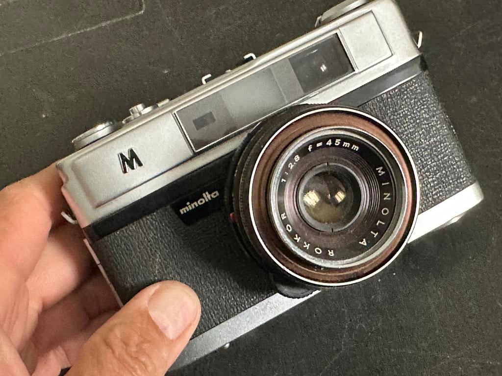Minolta A5 meetzoeker camera, Audio, Tv en Foto, Fotocamera's Analoog, Ophalen of Verzenden, Zo goed als nieuw, Compact, Minolta