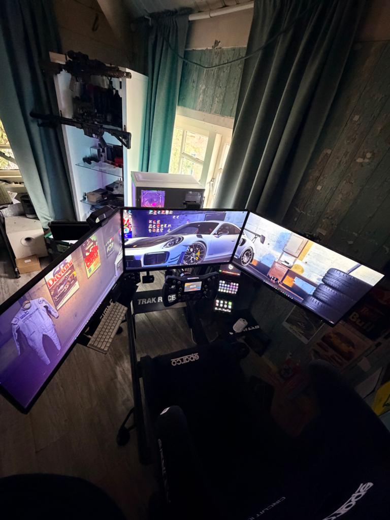 AOC 27inch 1440p IPS165Hz tripple screen voor simracing, Computers en Software, Monitoren, Gaming, IPS, Ophalen of Verzenden, Zo goed als nieuw