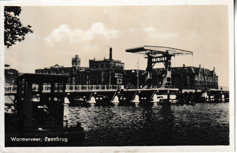 WORMERVEER - ZAANBRUG - 1960, Ophalen of Verzenden, 1960 tot 1980, Noord-Holland