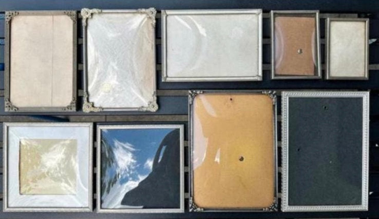 Fotolijst Vintage Bol Glas Jyden, Antiek en Kunst, Ophalen of Verzenden